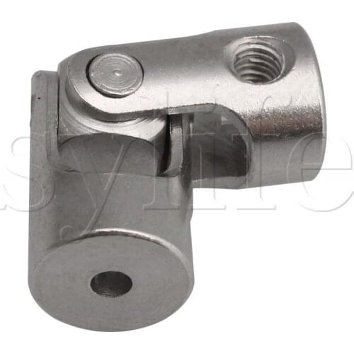 Hole ID 2.3-3mm Steel Rotatable Metal Machinery Joint Motor Coupling Connector Coupler for Model Cars Pack of 2