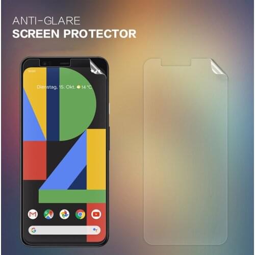 NILLKIN for Google Pixel 4 Pixel4 XL Screen Protector Super Clear /Matte Anti-fingerprint PET Film for Google Pixel 4 XL