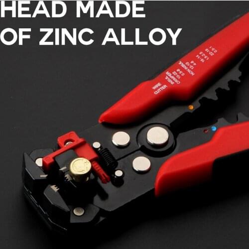 Professional Wire Stripper Crimping Plier DIY Hand Tool Pliers Wire Rope Crimping Tool Wire Cable Cutter Adjust Anti-slip Pliers