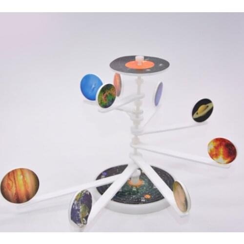 18*22 CM Solar System Nine Planet Models DIY Model Kits Ball Childrens Technology Small Production Physics Educational Toy