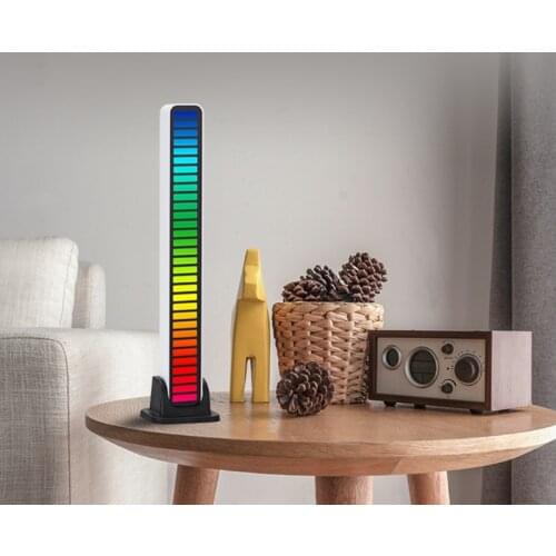 Sound Control Light, Phone APP Control Voice-Activated Pickup Rhythm Lights, typeC Colorful Music Ambient Light Bar