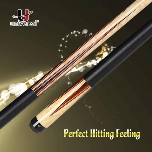 Universal UN112-3 Pool Cue Stick Kit Billiard Cue 12.9mm Tip Technology Maple Shaft Stick for Athletes Fine Billiar 2019