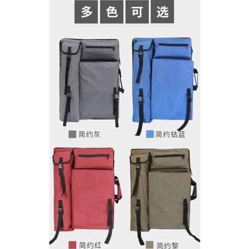 4K Sketch Bag Large-capacity Canvas Drawing Bag Portable Art Bag Foldable Sketch Pad/Drawing Kit Outdoor Painting Supply 65cm