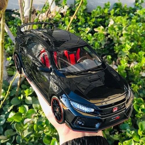 1/18 LCD Models For Honda Civic Type-R Diecast CAR MODEL TOYS Boys Girls Collection Blue Metal,Plastic,Rubber