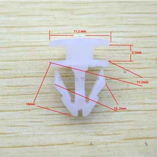 100PCS For Honda Civic Accord CRV Fit Renault Peugeot 307 206 407 308 406 Citroen C4 C5 C3 Door buckle clip Car accessories