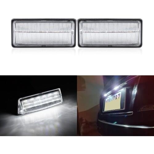 2x Fits For Nissan Teana Tidda Altima JX35 Sylphy Sunny Pathfinder Quest Pulsar SMD White Canbus Led License Plate Lights