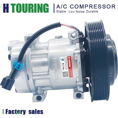 4326 20721587 206RD52M 206RD53M Sanden 7H15 709 auto ac a/c compressor for Mack / Volvo / GM Trucks 8pk 12V