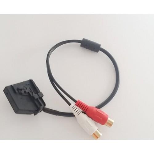 For VW Passat Touran Sharan Touareg RNS2 MFD2 RCA Aux Cable Audio Adapter