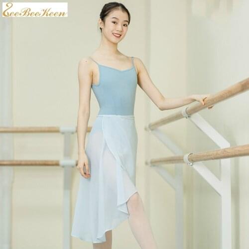 Ballet Mesh Skirt Adult Female Half-length Ballet Skirt Women Short/long Chiffon Ballet Yoga Body Skirt Ballerina dancewear