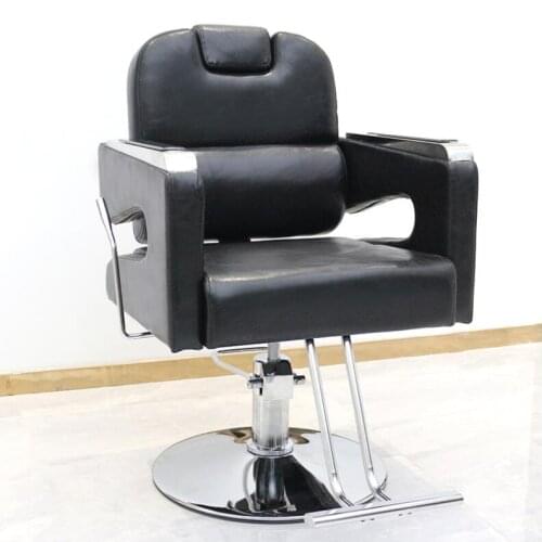 Net celebrity barber shop simple modern hair cutting chair hair salon special can be put down the hot dyeing chair