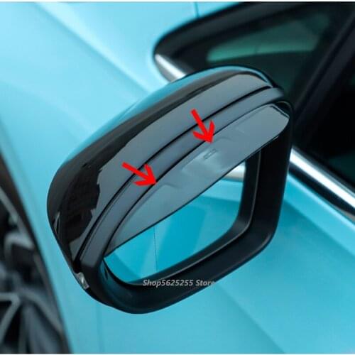 For Volkswagen VW Golf 8 MK8 2020 2021 Rearview Mirror Rain Eyebrow Shield Waterproof Reversing Mirror Modification Car Styling