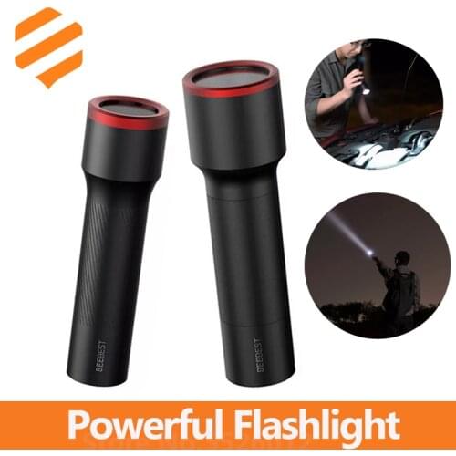 BEEBEST Flashlight IPX7 Waterproof LED Light Rechargeable Powerful Night Lighting For Outdoors Camping SOS