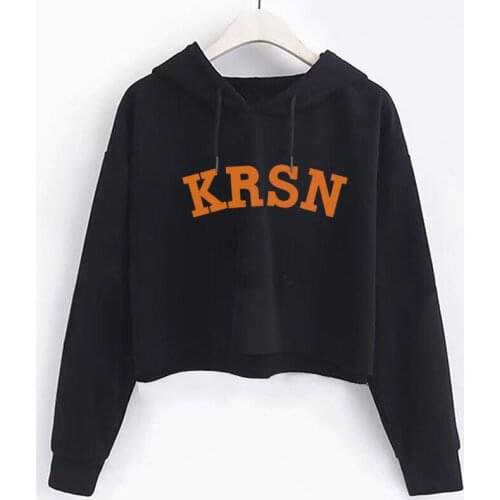 Haikyuu Japanese Anime Hoodies Winter Loose Long sleeve Sweatshirt Harajuku Vintage Punk Short hoody Streetwear sexy Pullover