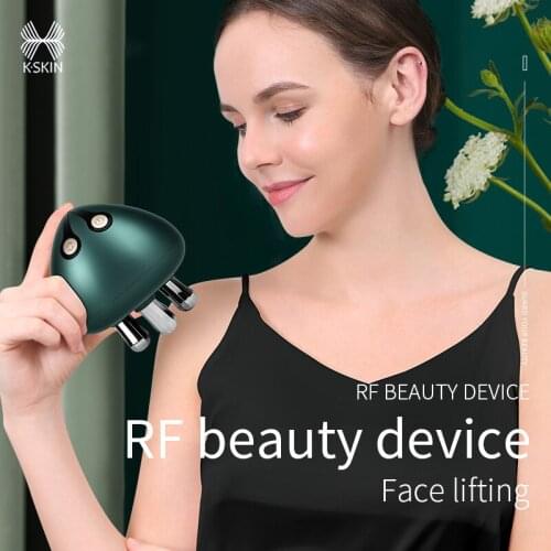 K.SKIN Small Jellyfish RF Beauty Instrument Household Childrens Face V Face Lifting and Tightening Skin Massage