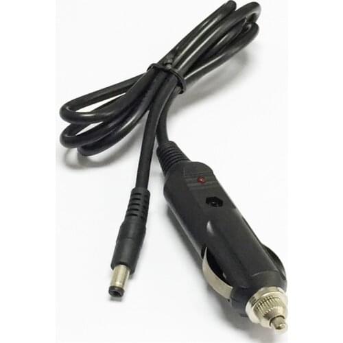 Car Charger Plug to DC5.5*2.1mm Plug 10A/2464/18AWG Copper Cord Extension Power Cable for Car Washer Inflator Pump Air purifier