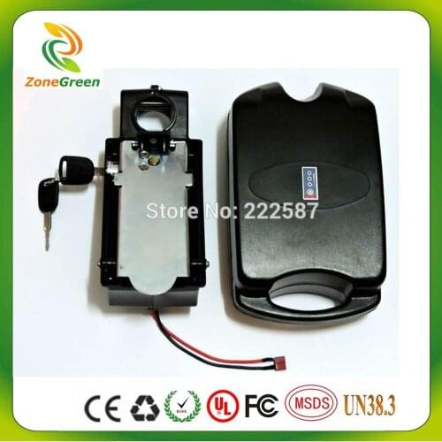 SWORDS FOX 24v Electric bike battery 24V 10AH Li-ion Battery with Fro g Case,BMS and US/EU Charger Free Shipping