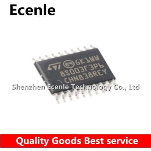 2 Pcs/Lot STM8S003F3P6 TSSOP-20 MCU 8-bit STM8 CISC 8KB Flash 3.3V/5V MICROCONTROLLER 100% New&Original