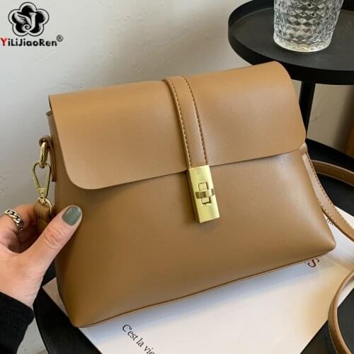 Fashion Small Shoulder Bag for Women High Quality Leather Crossbody Bag Elegant Ladies Messenger Bags Simple Purses and Handbags
