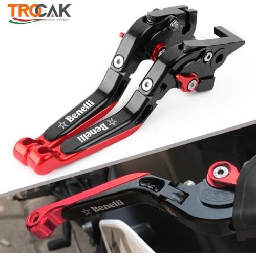Motorcycle Folding Extendable CNC Moto Adjustable Clutch Brake Levers For BENELLI TNT 125 135 TNT125 TNT135 2016-2017