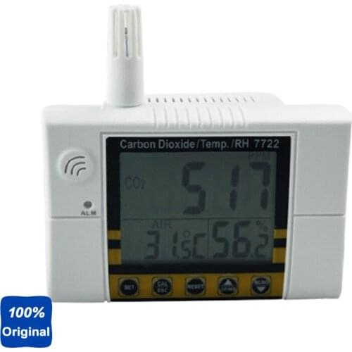 Wall Mount Indoor Air Quality Meter CO2 Monitor Temperature Humidity Tester AZ-7722