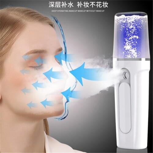 Sprayer Portable Ultrasonic Face Spray Ozone Bottle Beauty Nano Face skin Cold Hair Steamer Hydrating Skin Care Tools