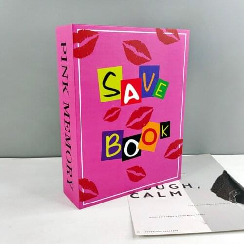 Book Safes Key / Password Lock Large Size Secret Book Hidden Security Safe Box Simulation Classic Book Style
