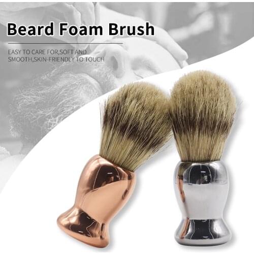 Golden Handle Facial Boar Bristles Beard Shaving Brush For Ultimate Wet Shave Men Barber Tool