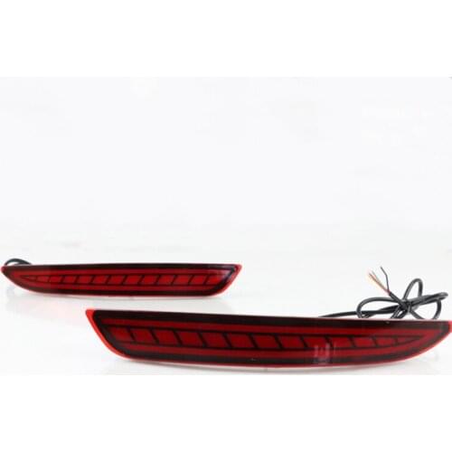 Led rear fog light DRL for mazda 3 2019 2020, white and yellow. auto accessories