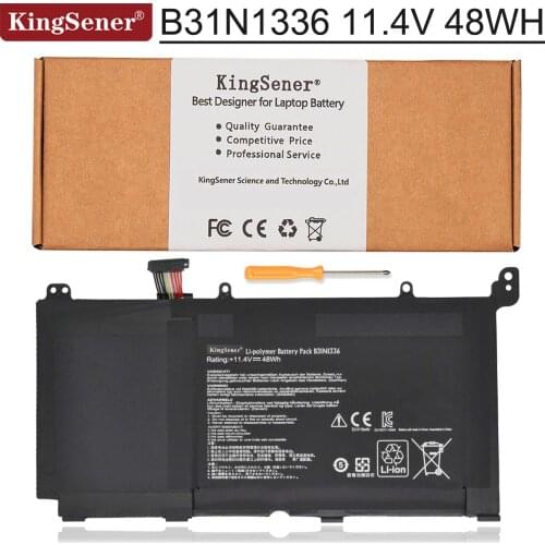 KingSener New B31N1336 C31-S551Laptop Battery for ASUS VivoBook S551 S551LB S551LA R553L R553LN R553LF K551LN V551 V551LA