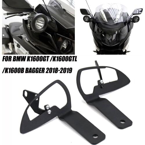 DENALI Auxiliary Light Mounting Brackets for BMW K1600GT K1600GTL K1600B Bagger 2018-2021