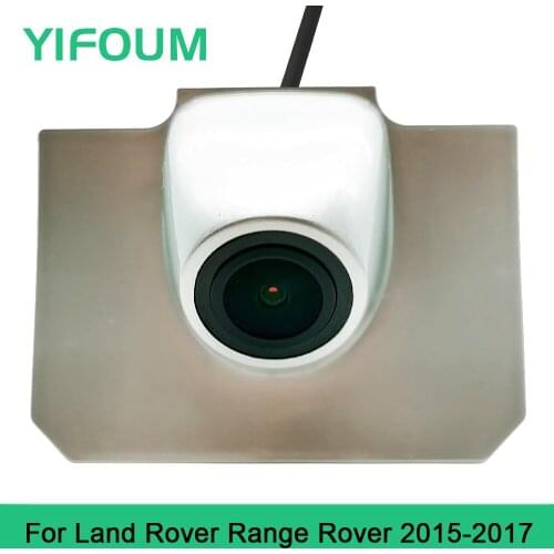 YIFOUM HD CCD Car Front View Parking Night Vision Positive Waterproof Logo Camera For Land Rover Range Rover L405 2015 2016 2017