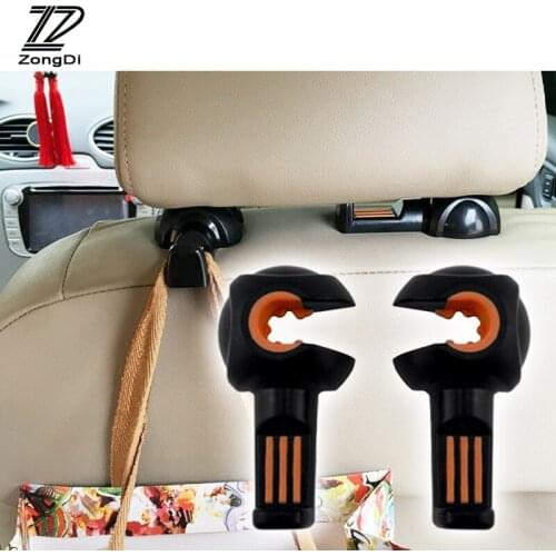 ZD 1Pc 3R car seat back hook Can be hidden For Mercedes w203 w211 Jeep renegade wrangler Fiat 500 ducato Alfa Romeo Accessories