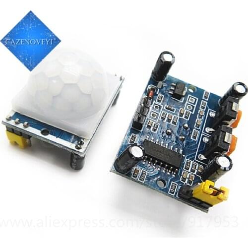 1pcs/lot SR501 HC-SR501 Adjust IR Pyroelectric Infrared PIR Motion Sensor Detector for In Stock