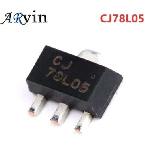 50-100PCS 78L05 SOT89 CJ78L05 SOT-89 SOT SMD new and original IC Chipset