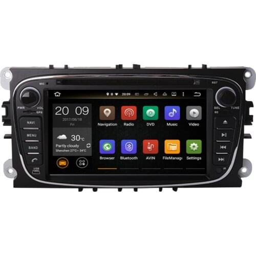 Android 10.0 Car Multimedia DVD Player Radio For Ford Focus/Mondeo/S-max/Connect 2008-2011 Car GPS Navigation
