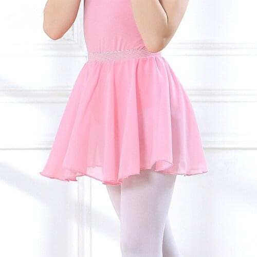 Ballet Dress Gymnastics Leotards for Girls Kids Ballet Dancewear Chiffon Skirts Kids Bowknot Dance Leotards