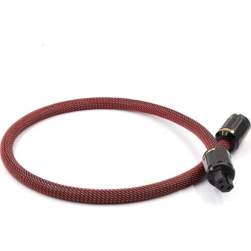 Free shipping audio grade FP-3TS20 US Version Mains Power Cable with pure copper P-029/C-029 connector plug