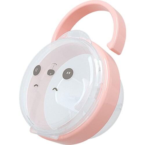 Baby Pacifier Storage Box With Handle Plastic Pacifier Container Pacifier Box Travel Storage Box Portable