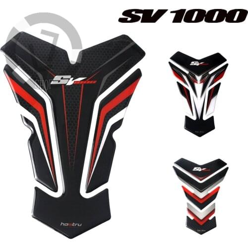 For Suzuki SV1000 SV1000S 3D Resin Tank Pad Protector for Motorcycle Decal Sticker