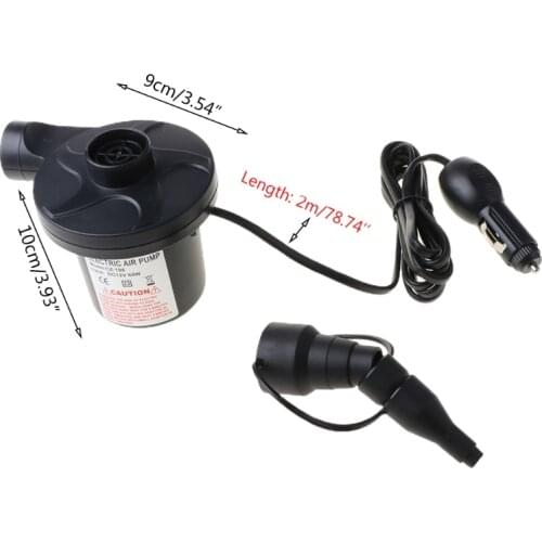 Electric Air Pump Portable Air Mattress Pump Inflator Deflator For Inflatables 62KD