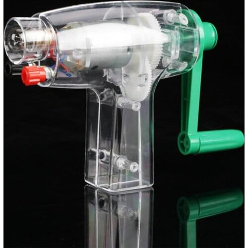 Mechanical Dynamo Hand Crank Driven Electricity Generator Manual Emergency Charger Power Supply MF