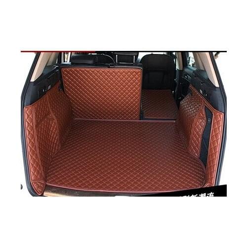 Good quality! Special carpets for Audi Q5 2015 waterproof durable leather trunk mats for Audi Q5 2014-2010,Free shipping
