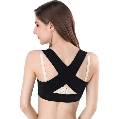 Humpback Posture Corrector, Women Chest Brace Up, Prevent Chest Hunchback, Sagging, Posture Corset Bra X Strap Vest