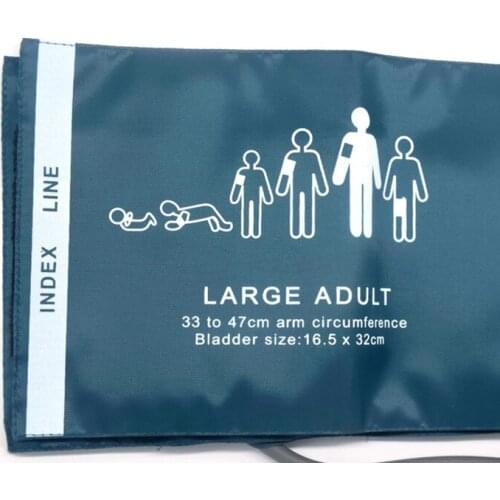 Kmtkeramed Reusable Blood Pressure Cuffs,LARGE ADULT size ,34-37CM ONE-tube,nylon ,LARGE ADULT size ,34-37CM ONE-tube