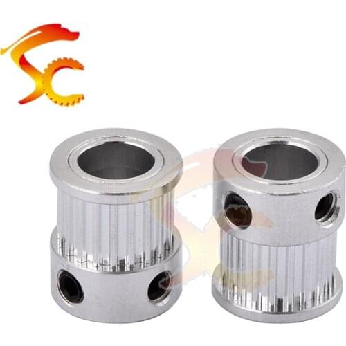 MXL 30 teeth Aluminum Alloy Timing Pulleys bore 10mm teeth width 14.5mm CNC Engraving Machine Accessories