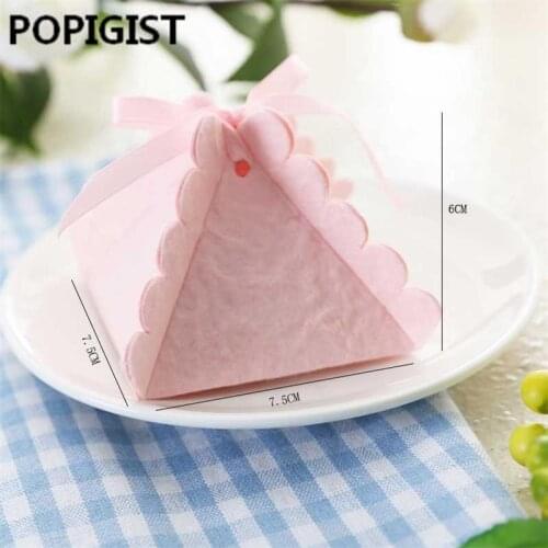 Newest Wedding Decoration package Box Candy Boxes Pink Elegant Wedding Favors Boxes Sweets Chocolates baby shower gift Boxes