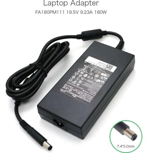 Genuine 19.5V 9.23A 180W FA180PM111 Laptop AC DC Adapter Charger for DELL DW5G3 0DW5G3 ADP-180MB D DA180PM111 Power Supply