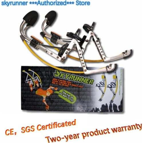 Holiday gifts for adults, Weight 200~255 lbs/90~110kg YELLOW Color Exercise jump stilts/skyrunner/Jump-shoes/Flying Shoes