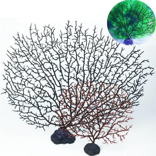 Fishing Tank Landscaping Decor Tree Shape Resin Coral Aquarium Decoration Sea Iron Tree Plastic Coral Aquarium Decor Plants