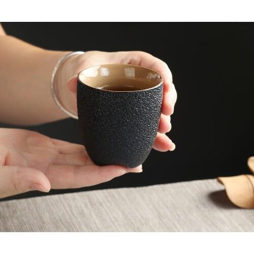 TANGPIN black crockery ceramic teacup porcelain tea cup household chinese kung fu cup 150ml